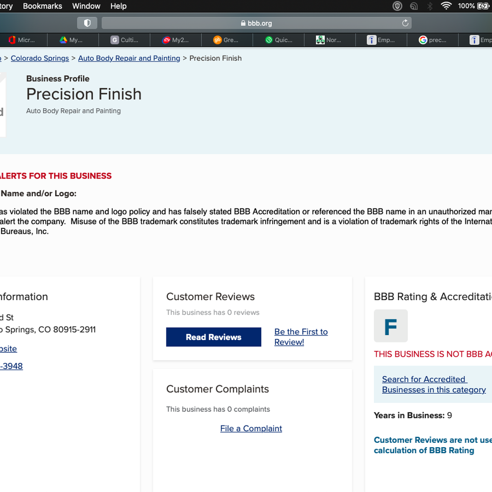 Precision Finish - Auto Repair Near Me - Colorado Springs, Colorado Precision Finish - Auto Repair Near Me - Colorado Springs, Colorado