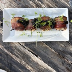 The Bistro on 2nd - Bacon wrapped dates appetizer.
