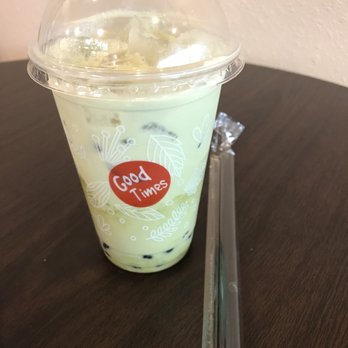 Cakes n' Mor - Matcha milk tea w/ tapioca - Bakeries Near Me - Houston, Texas