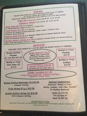 Menu photo 4 Market Street Grill Onancock, VA