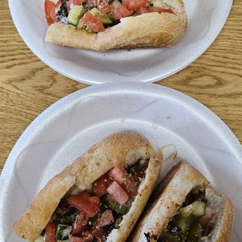 Stanlieo's Sub Villa - The vegetarian steak kabobs were recommended and so awesome.  Vegetarian Steak Kabob Sub (10 Inches) - Sandwiches Near Me - Huntsville, Alabama