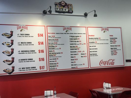 Menu photo 1 Tacos Los Neri Henderson, NV Menu photo 1 Tacos Los Neri Henderson, NV