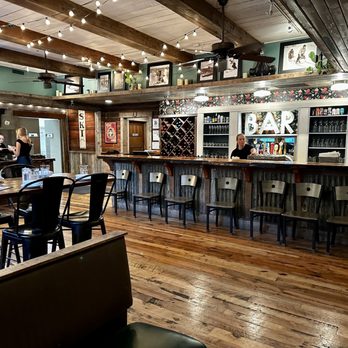 Last Chair Kitchen & Bar - When you walk in, this is one area of the dining and bar area. - New American Near Me - Whitefish, Montana Last Chair Kitchen & Bar - When you walk in, this is one area of the dining and bar area. - New American Near Me - Whitefish, Montana