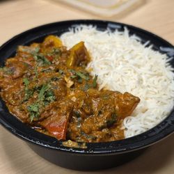 Kadhai Chicken and Rice Bowl