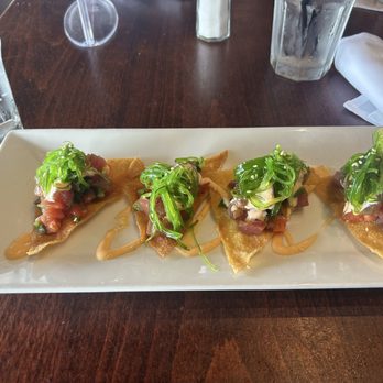 The Fish Hopper - Ahi Poké Wontons* (3) - Seafood Near Me - Monterey, California