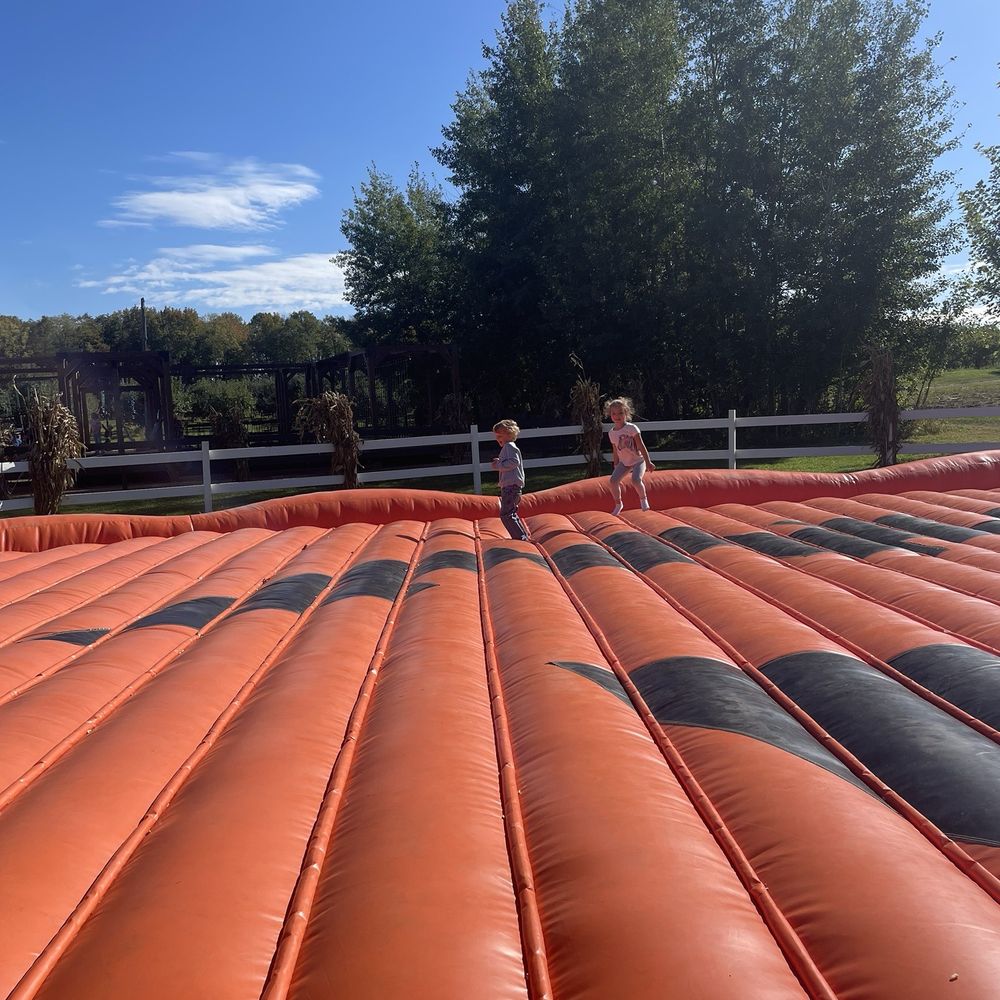 Minnesota Harvest Apple Orchard - Jumping pad - Pick Your Own Farms Near Me - Jordan, Minnesota