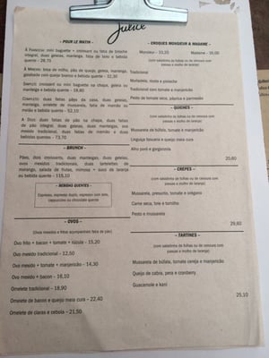 Menu photo 3 Julice Boulangere São Paulo, SP