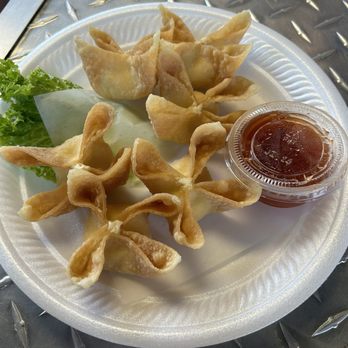 Bobby Thai - A2. Fried Wonton with cream cheese - Thai Near Me - El Monte, California
