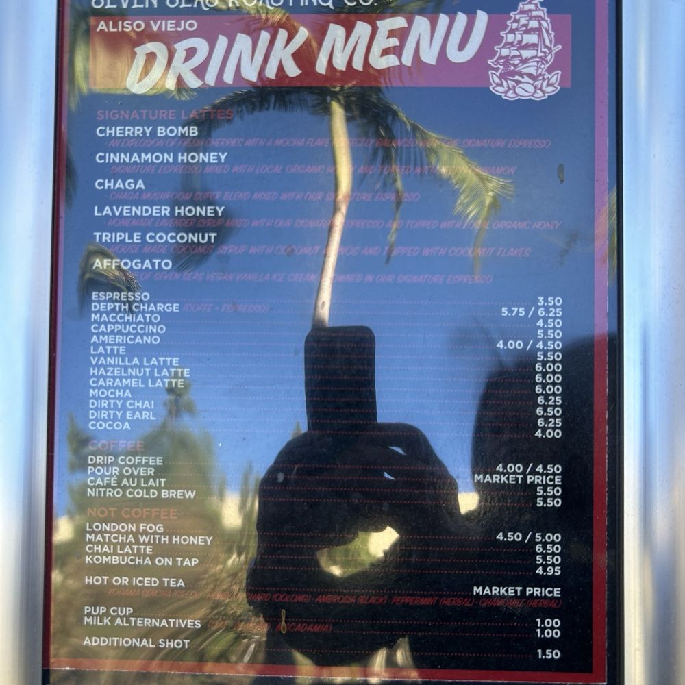 Seven Seas Roasting - Drink menu - Coffee Roasteries Near Me - Aliso Viejo, California Seven Seas Roasting - Drink menu - Coffee Roasteries Near Me - Aliso Viejo, California
