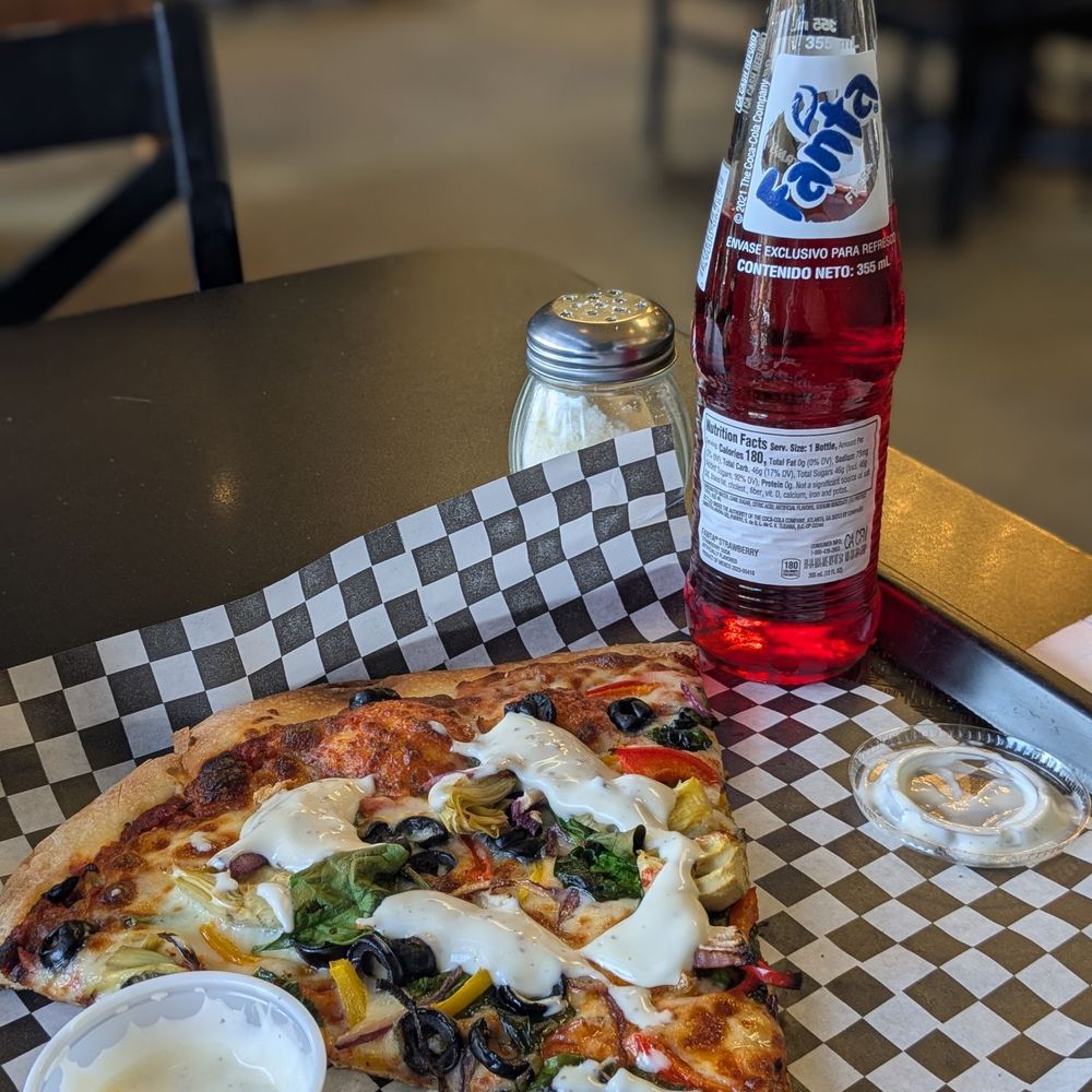 Broadway Pizza Shoppe - Specialty Slice ($6) Veggie, and Strawberry Fanta ($4) with ranch cup ($) - Pizza Near Me - Portland, Oregon Broadway Pizza Shoppe - Specialty Slice ($6) Veggie, and Strawberry Fanta ($4) with ranch cup ($) - Pizza Near Me - Portland, Oregon