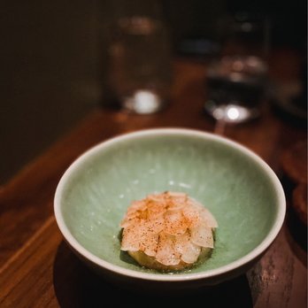 JUA - Asparagus with prawn - Korean Near Me - New York, New York