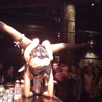 The Edison - Burlesque dancer with BOA! Courtesy of MJ. - Cocktail Bars Near Me - Los Angeles, California