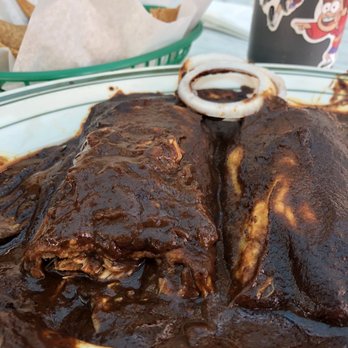 El Molino Central - Chicken Mole Enchiladas - Mexican Near Me - Sonoma, California