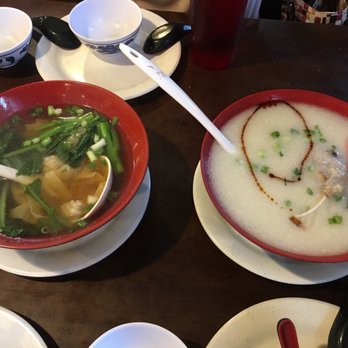 Little Chinatown - (large) Hong Kong Wonton Soup the best!!! & duck congee (rice soup) with egg omg - Chinese Near Me - Kenner, Louisiana Little Chinatown - (large) Hong Kong Wonton Soup the best!!! & duck congee (rice soup) with egg omg - Chinese Near Me - Kenner, Louisiana