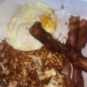 Ranch Side Cafe - Burnt bacon and burnt flavorless hash browns. - American Near Me - Sylmar, California Ranch Side Cafe - Burnt bacon and burnt flavorless hash browns. - American Near Me - Sylmar, California