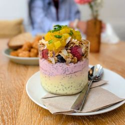 Chia Seed Parfait - textured, not too sweet, delicious! IG - @bilalandjesseatfood