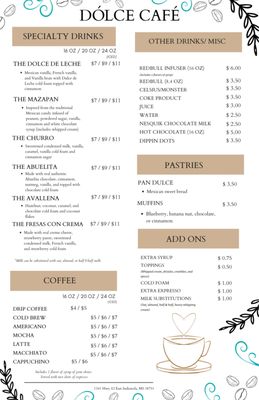 Menu photo 1 Dolce Cafe Indianola, MS