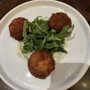 Mayrose - Salmon croquettes - New American Near Me - Portland, Oregon