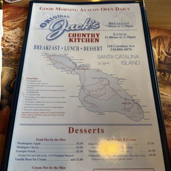Original Jack's Country Kitchen - Original Jack's Country Kitchen Menu. - American Near Me - Avalon, California Original Jack's Country Kitchen - Original Jack's Country Kitchen Menu. - American Near Me - Avalon, California