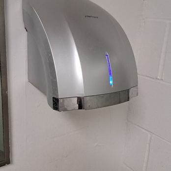 Mo'z Mediterranean Grill - This hand dryer in the men's room is horrible. You'd get your hands dry faster if you blew on them. The rest of the restaurant is great. - Mediterranean Near Me - West Des Moines, Iowa