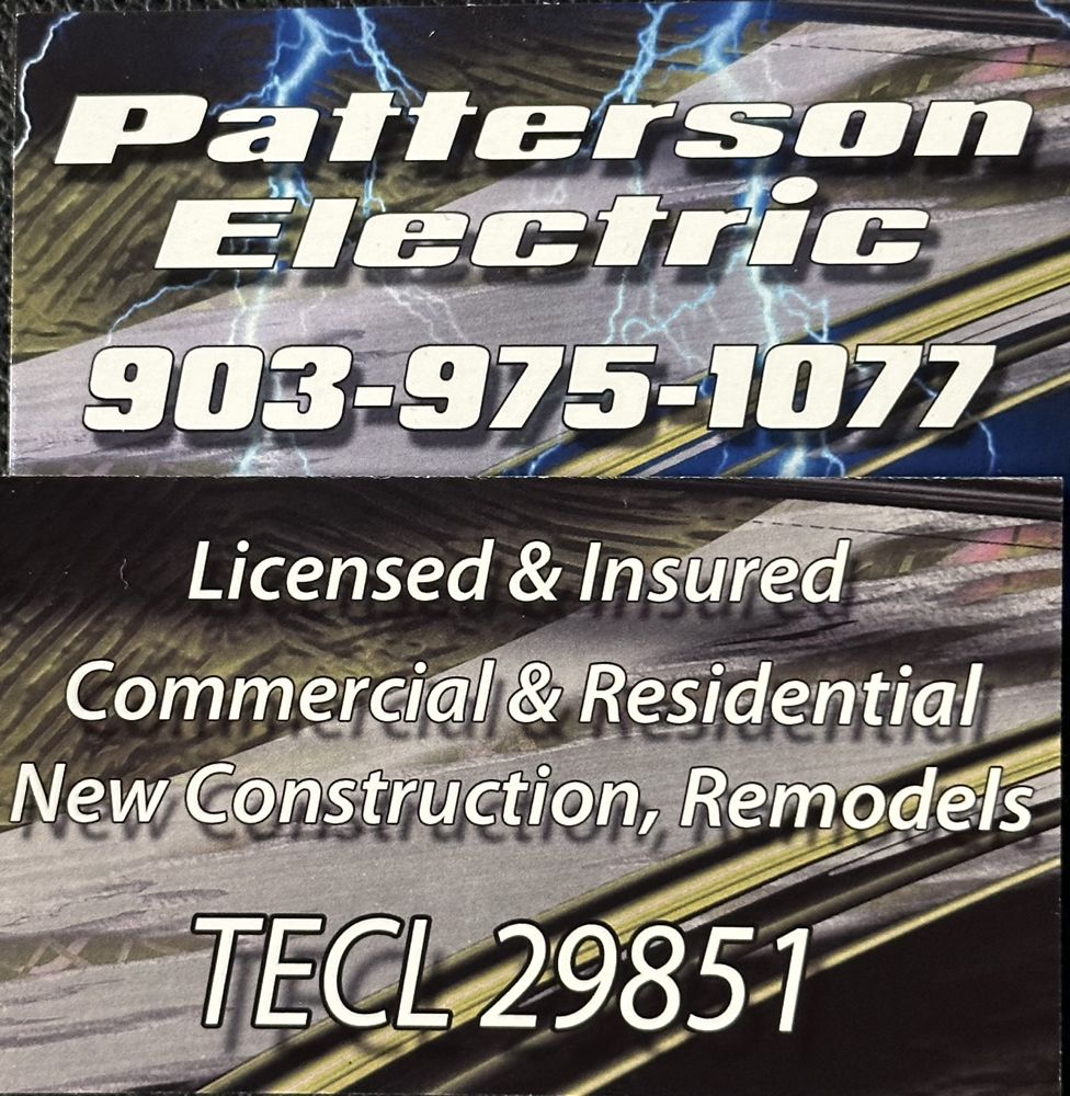 Slide of Patterson Electric