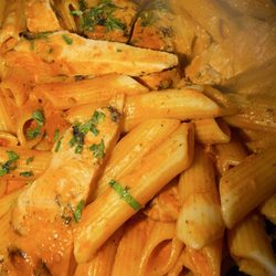 Joe's Meat Market - Penne noodles with pink vodka sauce and chicken