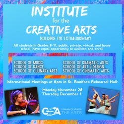Community School of the Arts - Institute for the Creative Arts, Grades 9-12