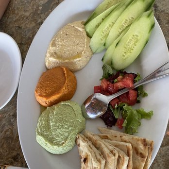 Panini Kabob Grill - Hummus Trio (A Must) - Mediterranean Near Me - Burbank, California Panini Kabob Grill - Hummus Trio (A Must) - Mediterranean Near Me - Burbank, California