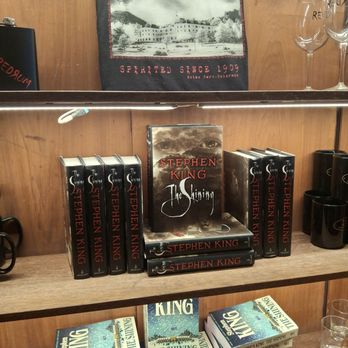 The Stanley Hotel - Copies of The Shining inside the gift shop. - Hotels Near Me - Estes Park, Colorado The Stanley Hotel - Copies of The Shining inside the gift shop. - Hotels Near Me - Estes Park, Colorado