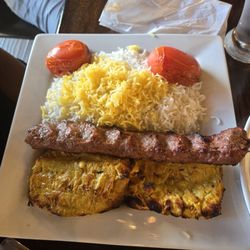Sina’s Restaurant - Beef koobideh and chicken barg