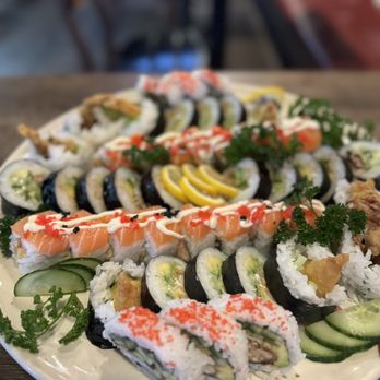 Aoki Sushi & Grill - a plate of sushi - Japanese Near Me - Seattle, Washington Aoki Sushi & Grill - a plate of sushi - Japanese Near Me - Seattle, Washington