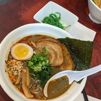 Ramen Arashi - Arashi black sesame signature Ramen - Noodles Near Me - Banff, Alberta Ramen Arashi - Arashi black sesame signature Ramen - Noodles Near Me - Banff, Alberta