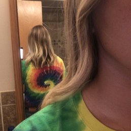 A few hours after with the curls falling out, but beautiful balayage A few hours after with the curls falling out, but beautiful balayage