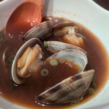 Sake 107 - Miso clam soup? Yeah who's even thought of that?. I'm allergic but the husband LOVED it - Izakaya Near Me - Petaluma, California