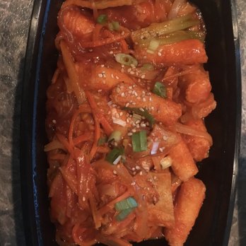 Hoosier Seoulmate Korean Restaurant - Tteokbokki (with fish cake and glass noodles!! So good!!!) - Korean Near Me - Bloomington, Indiana Hoosier Seoulmate Korean Restaurant - Tteokbokki (with fish cake and glass noodles!! So good!!!) - Korean Near Me - Bloomington, Indiana