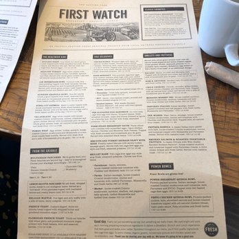 First Watch - Menu - Breakfast & Brunch Near Me - North Miami Beach, Florida First Watch - Menu - Breakfast & Brunch Near Me - North Miami Beach, Florida