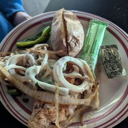Na-Tah-Ka - Smothered Chicken with baked potato