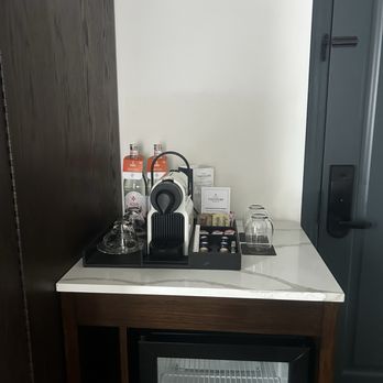 Hotel Theodore Seattle Downtown, Tapestry by Hilton - the little coffee bar and fridge - Hotels Near Me - Seattle, Washington