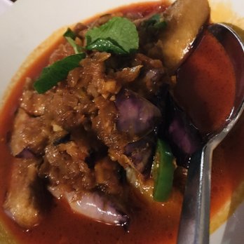 Rangoon Ruby - Egg plant curry - Asian Fusion Near Me - Palo Alto, California