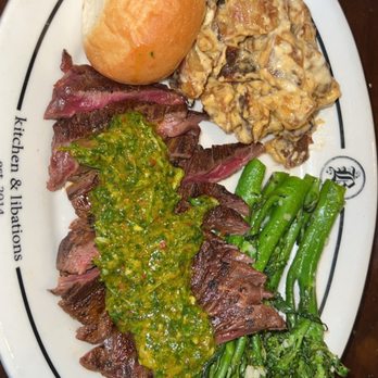 Bosscat Kitchen & Libations - Skirt steak from steak night - New American Near Me - Houston, Texas Bosscat Kitchen & Libations - Skirt steak from steak night - New American Near Me - Houston, Texas