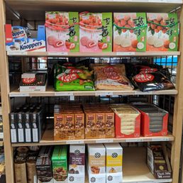 They have different types of food items from various countries They have different types of food items from various countries