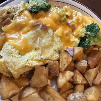 Eat'n Park Restaurant - 12. Fresh Broccoli, Ham and American Cheese Omelette - American Near Me - Burbank, California Eat'n Park Restaurant - 12. Fresh Broccoli, Ham and American Cheese Omelette - American Near Me - Burbank, California