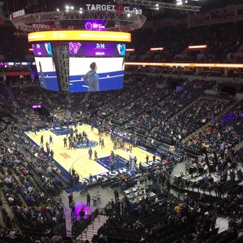 Target Center - View from season ticket seats - Stadiums & Arenas Near Me - Minneapolis, Minnesota