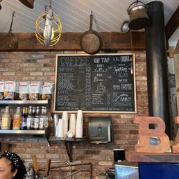 Coffee menu Coffee menu