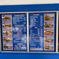 The Sheik - Menu