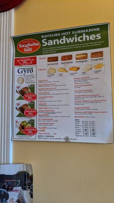 Menu photo 3 Bay Subs & Deli San Francisco, CA