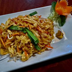 The Pad Thai dish was delicious.