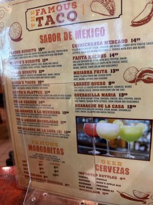 Menu photo 2 Famous Taco Fort Wayne, IN