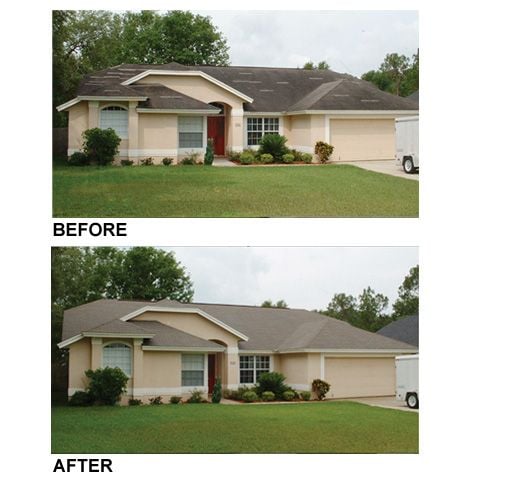 Slide of Apple Roof Cleaning