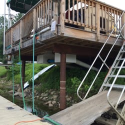 Schroon Lake Marina - Gas station at the marina.